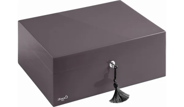Ciemnofioletowy humidor Caseti Paris