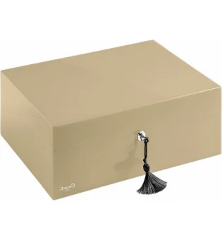 Beżowy humidor Caseti Paris