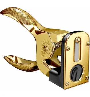 Złoty obcinacz do cygar El Casco 23K Gold Black M 765 LN
