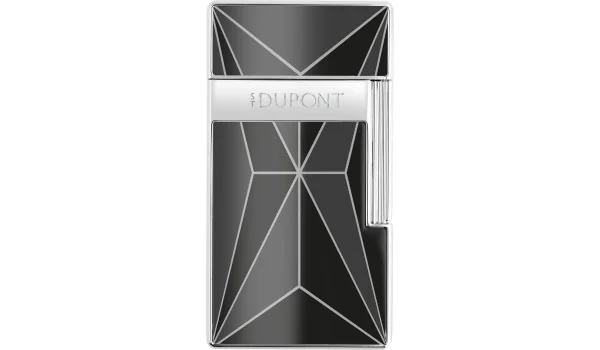 Zapalniczka S.T. Dupont Biggy Fire X 025277 w kolorze czarnym i chromowanym