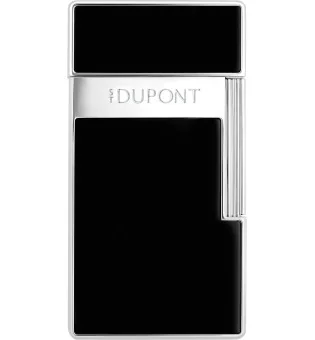 Zapalniczka S.T. Dupont Biggy 025221 w kolorze czarnym i lakierowanym chromowanym