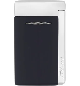 Zapalniczka S.T. Dupont Minijet 010811 w chromowanym i niebieskim kolorze