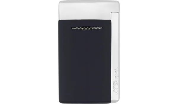 Zapalniczka S.T. Dupont Minijet 010811 w chromowanym i niebieskim kolorze