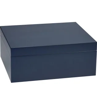 Ciemnoniebieski humidor adorini Medium Deluxe