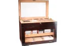 Brązowy humidor adorini Portico Deluxe zdjęcie 17