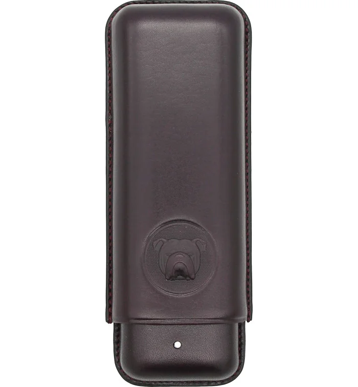 Fioletowe etui na 2 cygara Bulldog by Dunhill Corona Extra