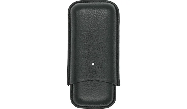 Czarne etui na 2 cygara White Spot by Dunhill Robusto