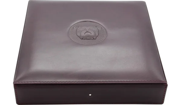Fioletowy humidor podróżny Bulldog by Dunhill 10