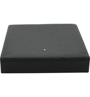 Czarny humidor podróżny z białą kropką Dunhill 10