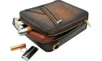 Brązowa torebka crossbody S.T. Dupont Le Grand Atelier Cigar Havana 141453 zdjęcie 4
