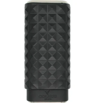 Etui na cygara Colibri Quasar w kolorze czarnym i chromowanym