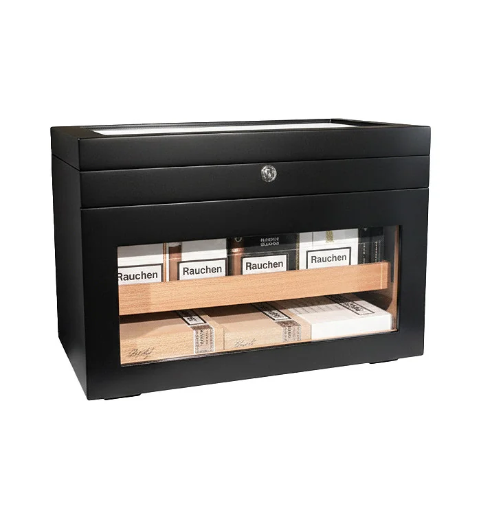 adorini Humidor Portico Deluxe Czarny zdjęcie 4