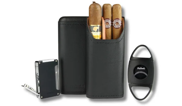 Zestaw adorini Premium, zapalniczka, etui, nożyk