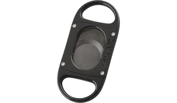 Obcinacz Xikar M8, czarny z ciemnymi ostrzami zdjęcie 2