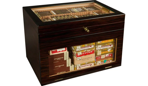 Brązowy humidor adorini Portico Deluxe zdjęcie 29