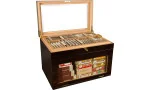 Brązowy humidor adorini Portico Deluxe zdjęcie 30
