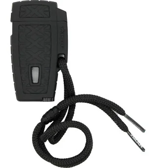 Czarna zapalniczka Xikar Storm Stratosphere z płomieniem turbo