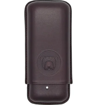 Fioletowe etui na cygara Robusto Bulldog by Dunhill 2