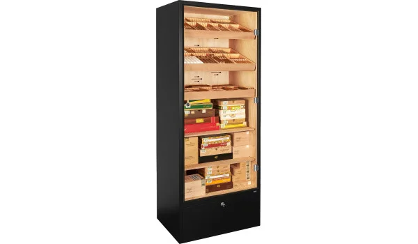 Czarny humidor szafkowy Adorini Primo zdjęcie 18