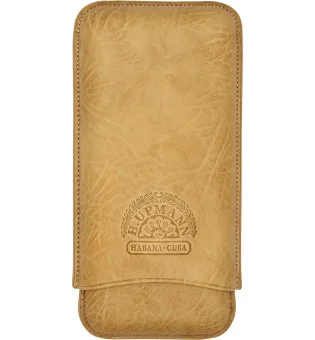 Brązowe etui H.Upmann na trzy cygara