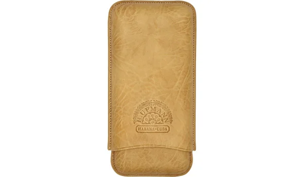 H.Upmann Cigar Case brązowe na 3 cygara