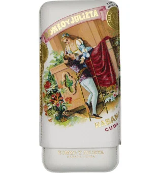 Skórzane etui Romeo y Julieta na trzy cygara