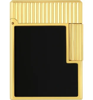 Zaplaniczka S.T. Dupont Ligne 1 C14120 w kolorze czarnym i zółtego złota