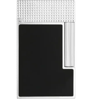 Zapalniczka S.T. Dupont Ligne 2 w kolorze palladu i matowym czarnym C16602N