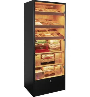 Czarny humidor szafkowy Adorini Primo