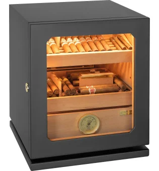 Czarny humidor adorini Lumina Medium Deluxe
