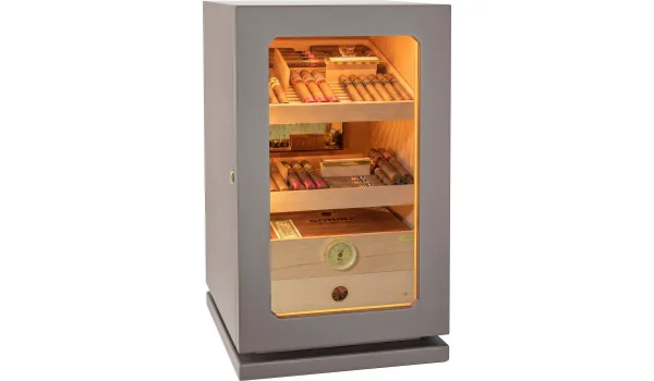 adorini Humidor Lumina Grande Deluxe jasnoszary
